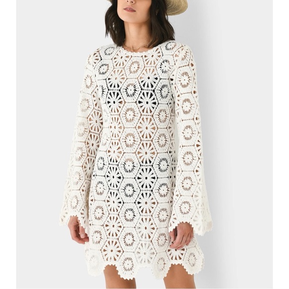 Sea New York Dresses & Skirts - SEA New York Crochet Lakshmi Swim Cover Dress
